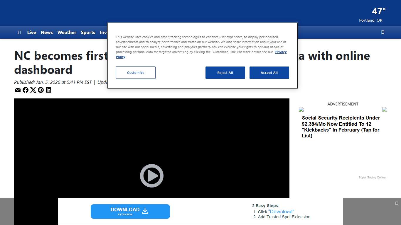 NC becomes first state to track prisoner reentry data with online dashboard